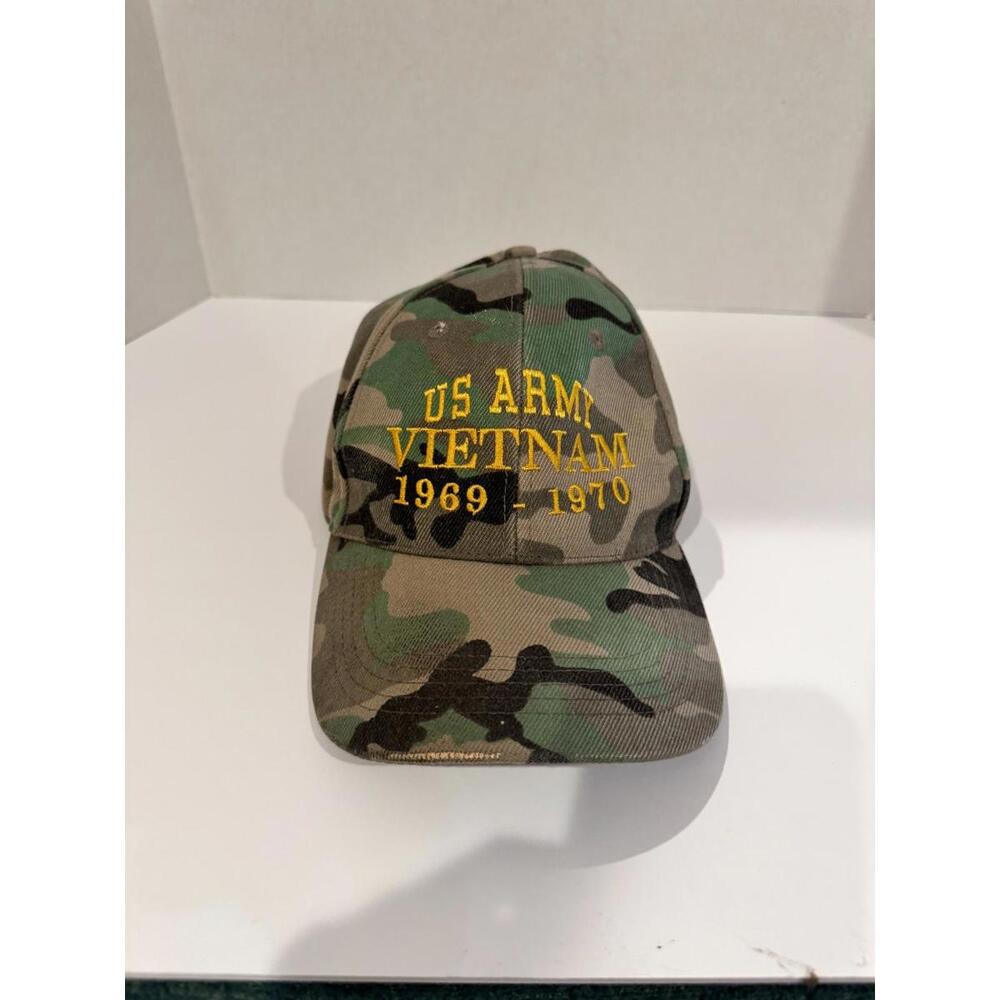US Army Vietnam Baseball Cap 1960-1970 Camouflage Adjustable